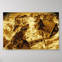 Pirate Cats Find The Loot Print
