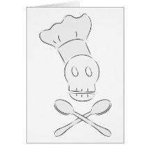 Pirate Chef Greeting Cards