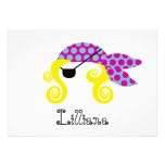 Pirate Girl personal stationery Announcements