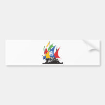 Pirate Google Bumper Sticker