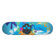 Pirate-Grunge-Graphics.ai Skate Board Decks