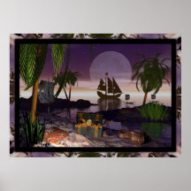 Pirate Island by David Wilder Posters