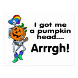 Pirate Pumpkin Postcards