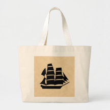 Pirate Ship. Sailing Ship. Tote Bag