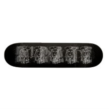 Pirate Sketch. Black and White. Skate Board Decks