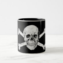 Pirate Skull and Crossbones Mug