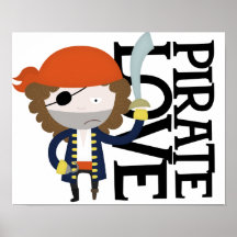 Pirate stereotype poster