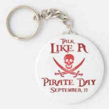 PirateDayKeyring4 Key Chains