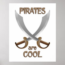 Pirates are Cool Poster