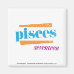 Pisces Aqua Fridge Magnet