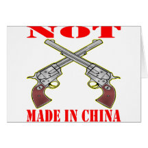 Pistols NOT Made In China Cards