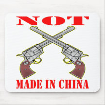 Pistols NOT Made In China Mouse Pads