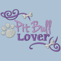 Pit Bull Lover embroidered shirts