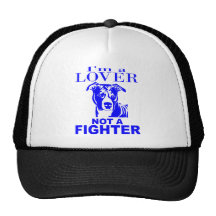 PIT BULL LOVER NOT A FIGHTER MESH HAT