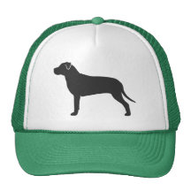 Pit Bull Silhouette Trucker Hat
