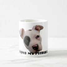 Pitbull, I love my pitbull Coffee Mug