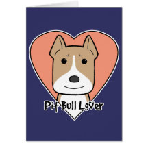 Pitbull Lover Card