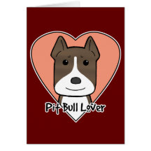 Pitbull Lover Card