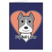 Pitbull Lover Greeting Card
