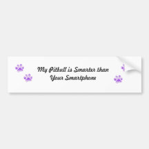 Pitbulls are smarter bumper sticker