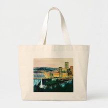 Pittsburgh at Dusk Tote Bags