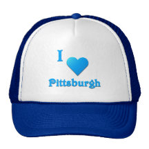 Pittsburgh -- Sky Blue Trucker Hat