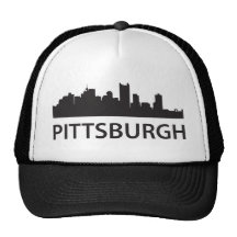 Pittsburgh Skyline Mesh Hats