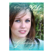 PixDezine Fancy Foliage, 2011 Graduations Personalized Announcements