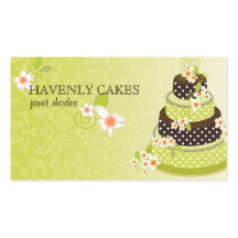 PixDezine Pandana Green Bakery/pâtisserie Business Card Template