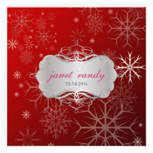 PixDezine Snowflakes, Chrsitmas Invitations