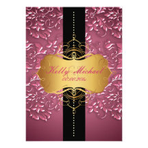 PixDezine tanza damask+diy background Personalised Invitations
