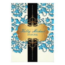 PixDezine tanza damask with bling+diy background Personalized Announcements