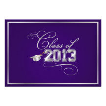 PixDezines 2013 graduation DIY background/silver Custom Announcements