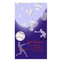 PixDezines baseball coach/diy background colour! Business Card Templates