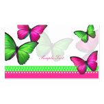 PixDezines Papillon/mitzvah place cards Business Cards