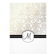 PixDezines pearl flora damask/diy background colou Custom Invitation