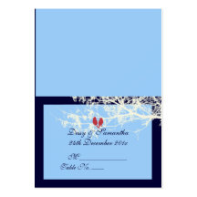 PixDezines Tent Place Card (Chubby Business Cards)