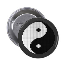 Pixel Yinyang Button