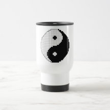 Pixel Yinyang Mug
