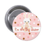 Pixie Polka Dot Big Sister button