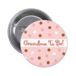 Pixie Polka Dot Grandma To Be Pin