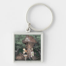 Pixie Shoe House Keychain