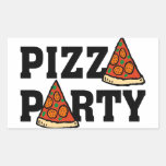 pizza party sticker