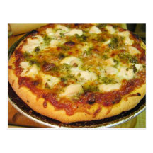 Pizzas Food Cooking Chicken Post Cards