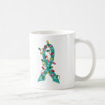 PKD Christmas Lights Ribbon Mug