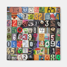 Places of Pi Refrigerator Magnet