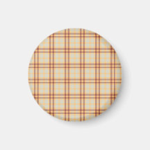 Plaid Fashion Magnet