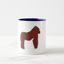 Plaid Gorilla Mugs