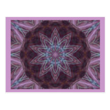 PLAID ILLUSION POSTCARD