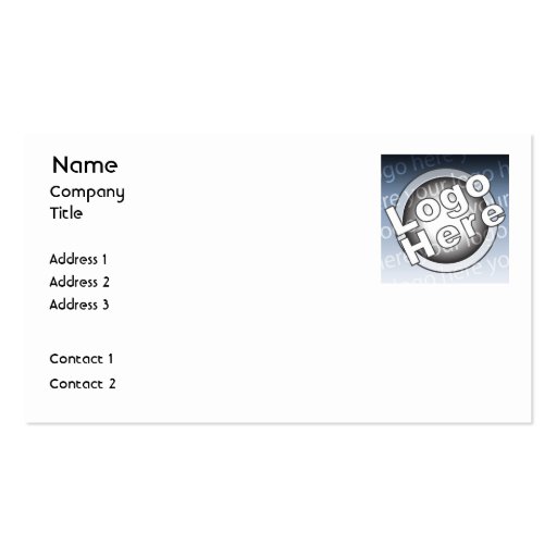 Plain - Business Business Card Template